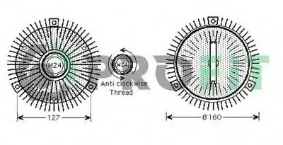 Сцепление, вентилятор радиатора PROFIT купить