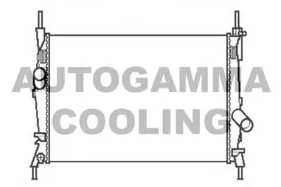 Радиатор, охлаждение двигателя AUTOGAMMA купить