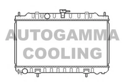 Радиатор, охлаждение двигателя AUTOGAMMA купить