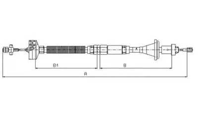 Тросик сцепления TEXTAR купить