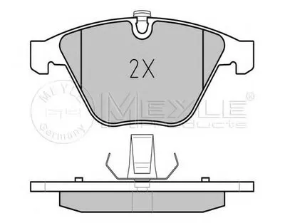 Комплект тормозных колодок, дисковый тормоз PLATINUM PAD MEYLE купить