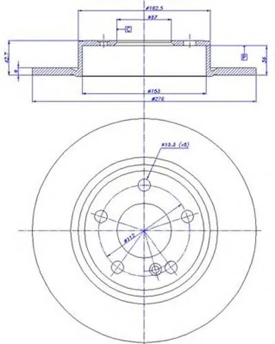 Тормозной диск HC CAR купить