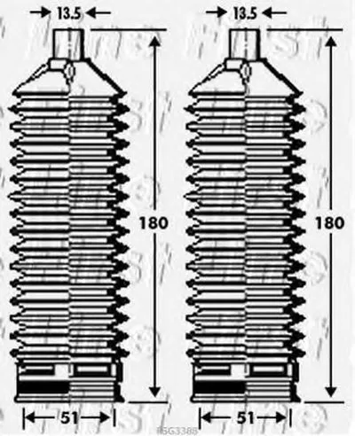 Пыльник, рулевое управление FIRST LINE купить