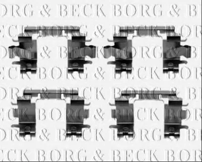 Комплектующие, колодки дискового тормоза BORG & BECK купить