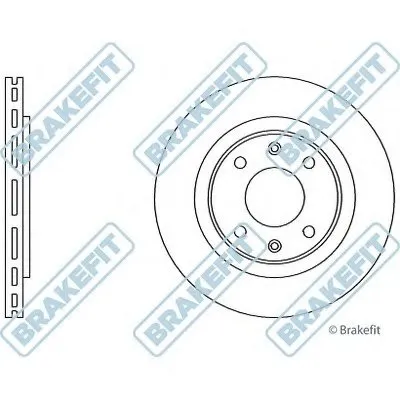 Тормозной диск Brake Fit APEC braking купить