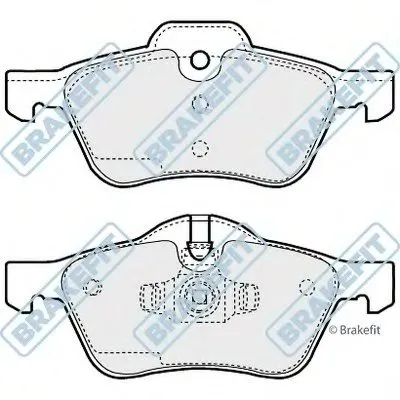 Комплект тормозных колодок, дисковый тормоз Brake Fit APEC braking купить