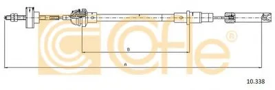 Тросик сцепления COFLE купить