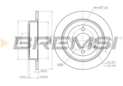 Тормозной диск BREMSI купить