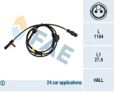 Датчик, частота вращения колеса FAE купить
