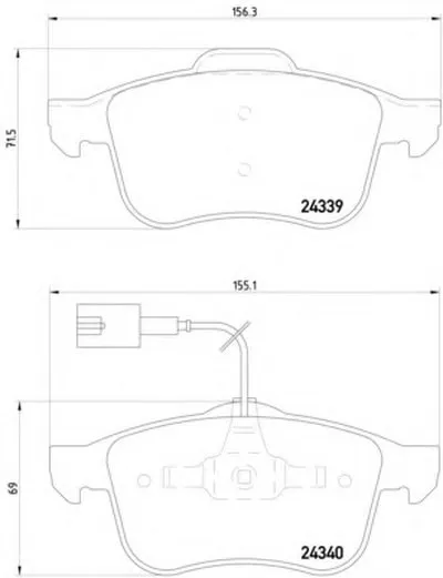 Комплект тормозных колодок, дисковый тормоз HELLA купить