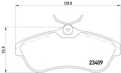 Комплект тормозных колодок, дисковый тормоз HELLA купить