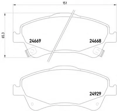 Комплект тормозных колодок, дисковый тормоз HELLA купить