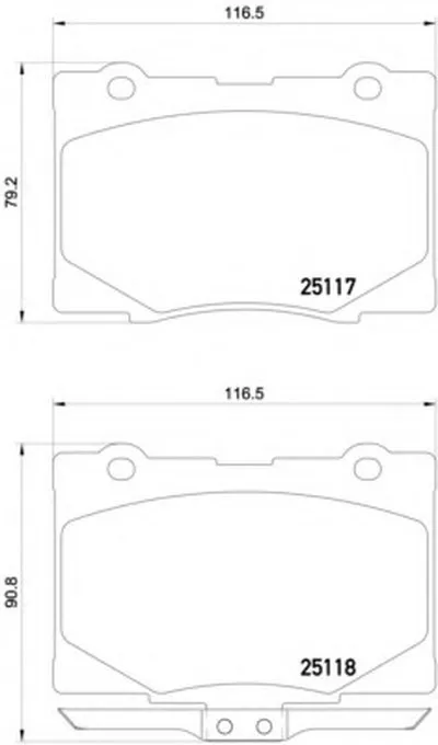 Комплект тормозных колодок, дисковый тормоз HELLA купить