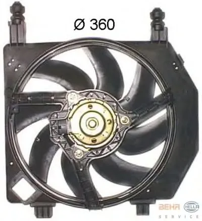 Вентилятор, охлаждение двигателя BEHR HELLA SERVICE купить