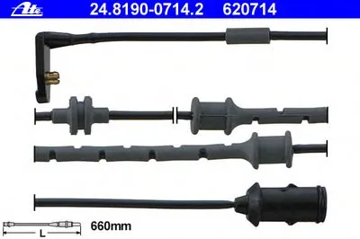 Сигнализатор, износ тормозных колодок ATE купить