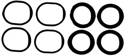 Комплект прокладок, впускной коллектор GLASER купить