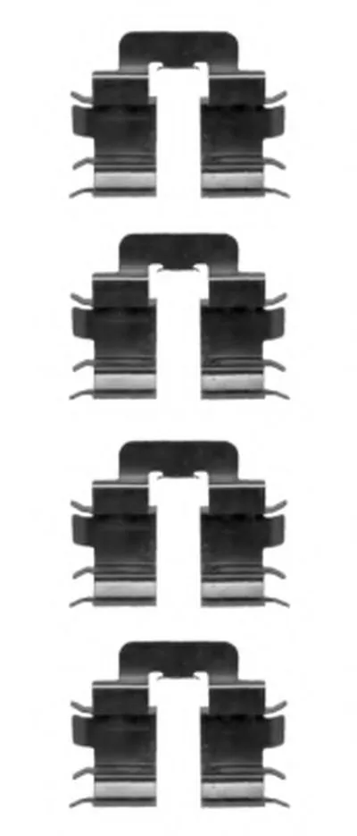 Комплектующие, колодки дискового тормоза HELLA PAGID купить