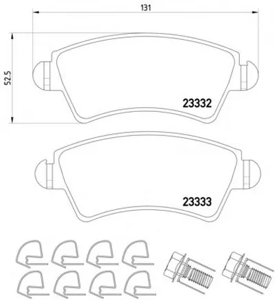 Комплект тормозных колодок, дисковый тормоз HELLA PAGID купить
