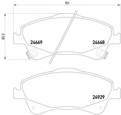 Комплект тормозных колодок, дисковый тормоз HELLA PAGID купить