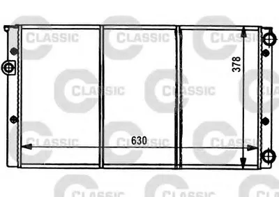 Радиатор, охлаждение двигателя VALEO CLASSIC VALEO купить