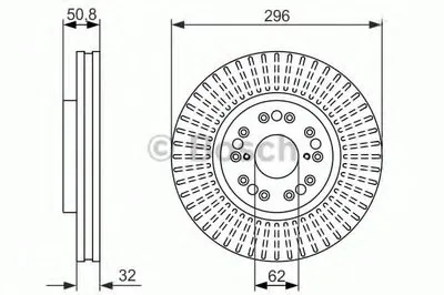 Тормозной диск BOSCH купить