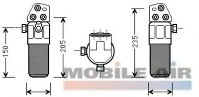Осушитель, кондиционер VAN WEZEL купить