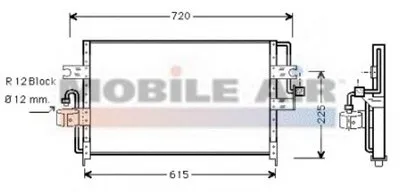 Конденсатор, кондиционер VAN WEZEL купить