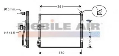 Конденсатор, кондиционер VAN WEZEL купить