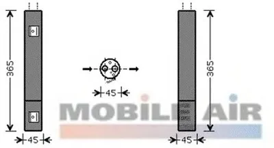 Осушитель, кондиционер VAN WEZEL купить