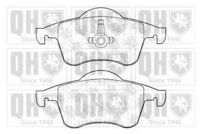 Комплект тормозных колодок, дисковый тормоз QUINTON HAZELL купить