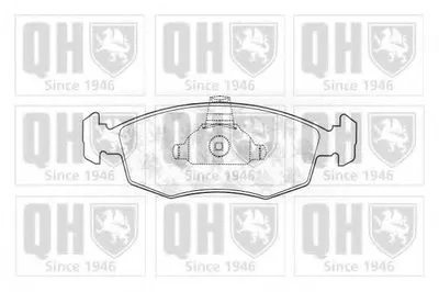 Комплект тормозных колодок, дисковый тормоз QUINTON HAZELL купить