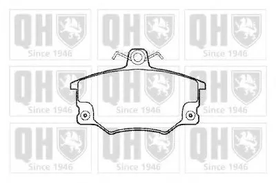 Комплект тормозных колодок, дисковый тормоз QUINTON HAZELL купить
