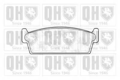 Комплект тормозных колодок, дисковый тормоз QUINTON HAZELL купить