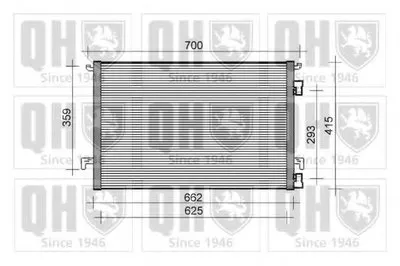 Конденсатор, кондиционер QUINTON HAZELL купить