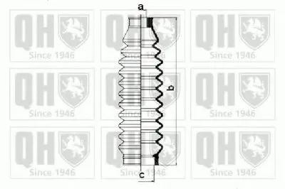 Комплект пылника, рулевое управление QUINTON HAZELL купить