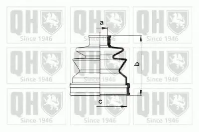 Комплект пылника, приводной вал QUINTON HAZELL купить