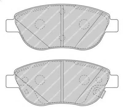 Комплект тормозных колодок, дисковый тормоз PREMIER FERODO купить