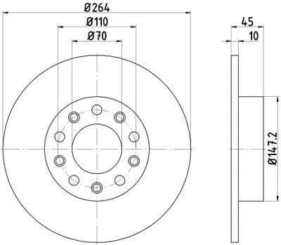Тормозной диск MINTEX купить