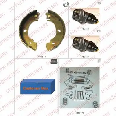 Комплект тормозных колодок DELPHI купить