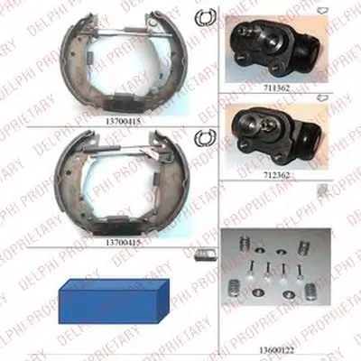 Комплект тормозных колодок DELPHI купить