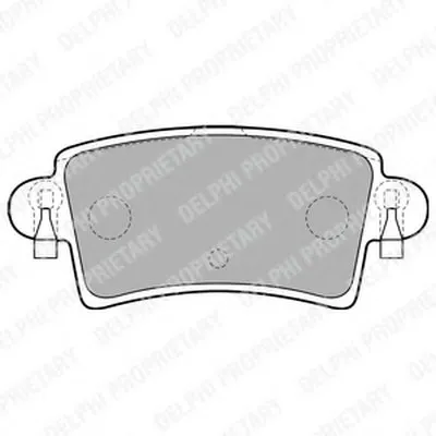 Комплект тормозных колодок, дисковый тормоз DELPHI купить