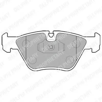 Комплект тормозных колодок, дисковый тормоз DELPHI купить