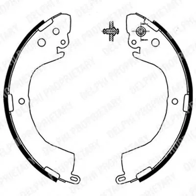 Комплект тормозных колодок DELPHI купить