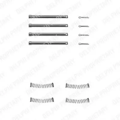 Комплектующие, колодки дискового тормоза DELPHI купить