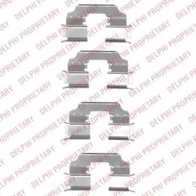 Комплектующие, колодки дискового тормоза DELPHI купить