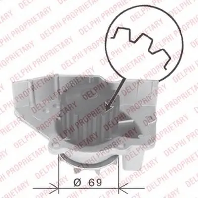 Водяной насос DELPHI купить