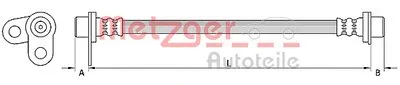 Тормозной шланг METZGER купить