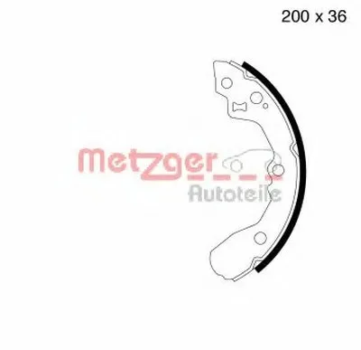 Комплект тормозных колодок METZGER купить