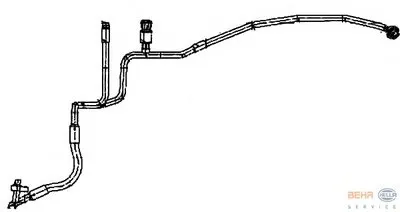 Трубопровод высокого давления, кондиционер BEHR HELLA SERVICE купить
