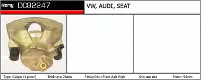 Тормозной суппорт Remanufactured REMY (Multiline) DELCO REMY купить